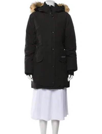 Pre-owned Canada Goose Down Coat In Gray