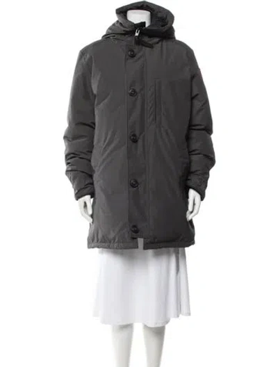 Pre-owned Canada Goose Down Coat In Gray