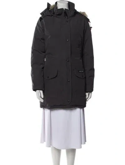 Pre-owned Canada Goose Down Coat In Gray
