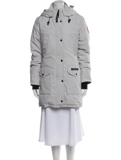 Pre-owned Canada Goose Down Coat In Gray
