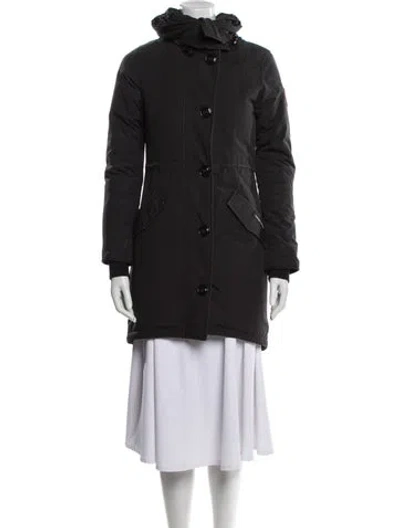 Pre-owned Canada Goose Down Coat In Gray