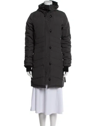 Pre-owned Canada Goose Down Coat In Gray