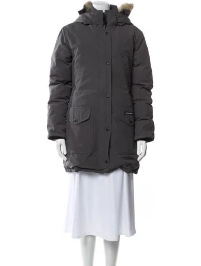 Pre-owned Canada Goose Down Coat In Gray