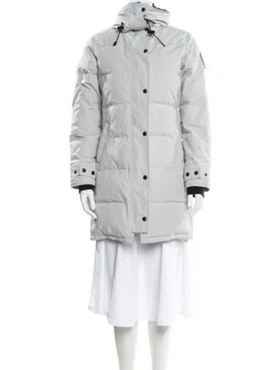 Pre-owned Canada Goose Down Coat In Gray