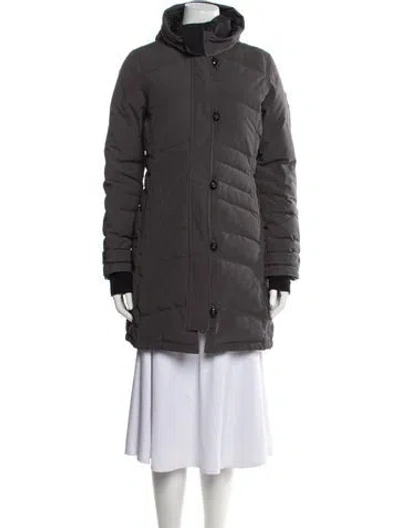 Pre-owned Canada Goose Down Coat In Gray