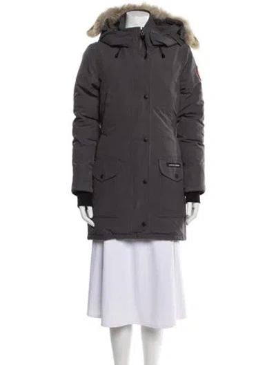 Pre-owned Canada Goose Down Coat In Gray