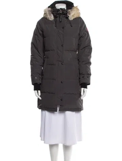 Pre-owned Canada Goose Down Coat In Gray