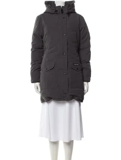 Pre-owned Canada Goose Down Coat In Gray