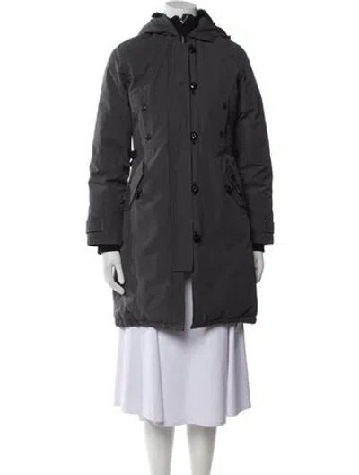 Pre-owned Canada Goose Down Coat In Gray