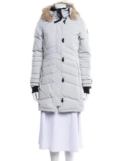 Pre-owned Canada Goose Down Coat In Gray