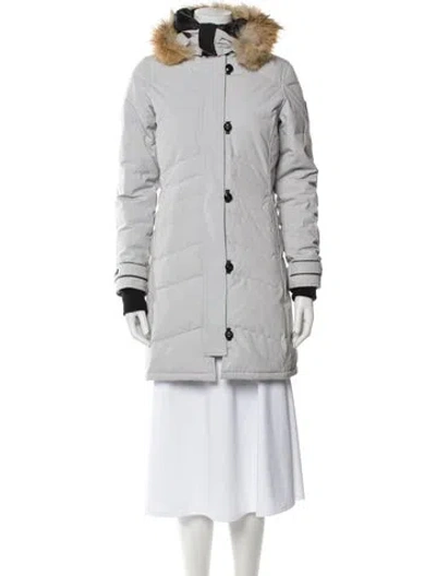 Pre-owned Canada Goose Down Coat In Gray
