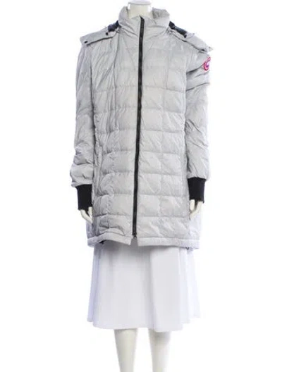 Pre-owned Canada Goose Down Coat In Gray