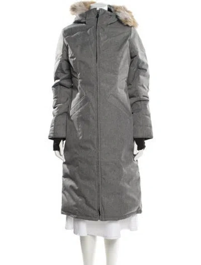 Pre-owned Canada Goose Down Coat In Gray