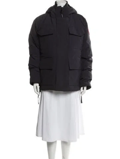 Pre-owned Canada Goose Down Coat In Gray