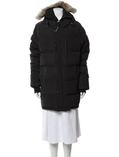 Pre-owned Canada Goose Down Coat In Gray