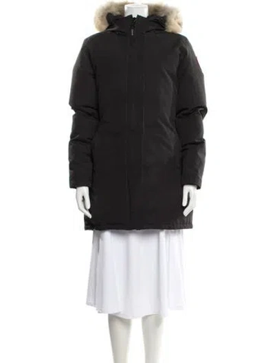 Pre-owned Canada Goose Down Coat In Gray