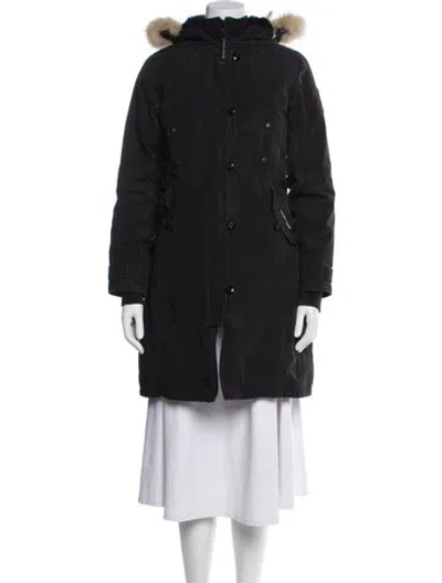 Pre-owned Canada Goose Down Coat In Gray