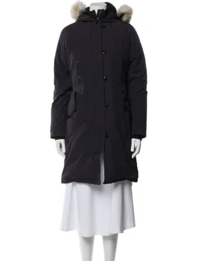 Pre-owned Canada Goose Down Coat In Gray