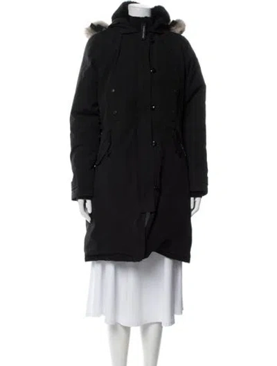 Pre-owned Canada Goose Down Coat In Gray