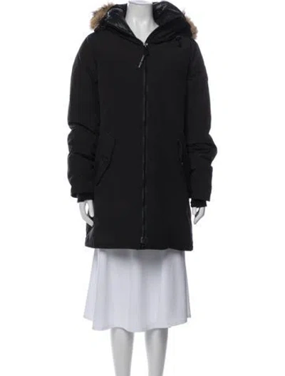 Pre-owned Canada Goose Down Coat In Gray