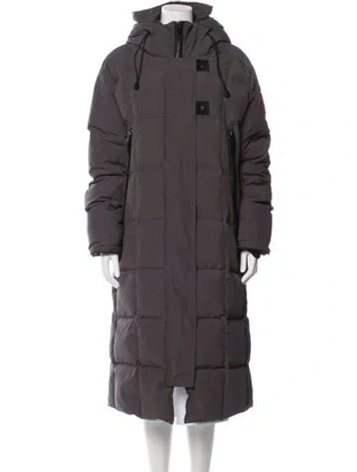 Pre-owned Canada Goose Down Coat In Gray