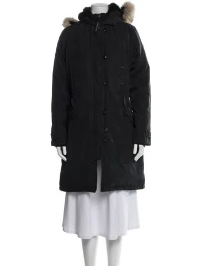 Pre-owned Canada Goose Down Coat In Gray