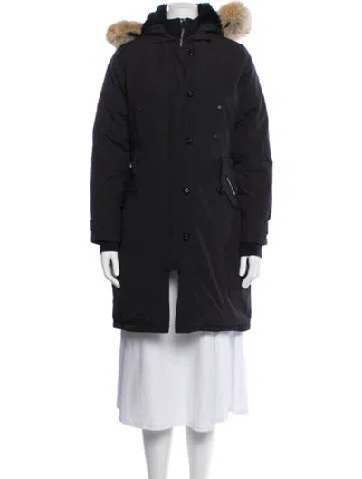 Pre-owned Canada Goose Down Coat In Gray