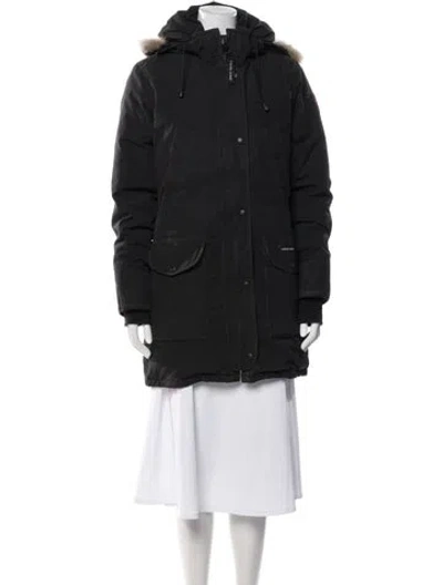 Pre-owned Canada Goose Down Coat In Gray