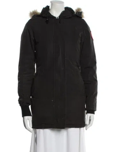 Pre-owned Canada Goose Down Coat In Gray