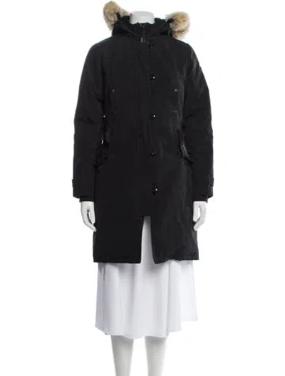Pre-owned Canada Goose Down Coat In Gray
