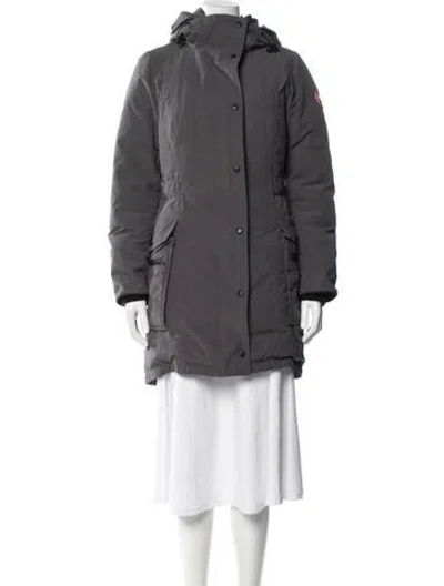 Pre-owned Canada Goose Down Coat In Gray