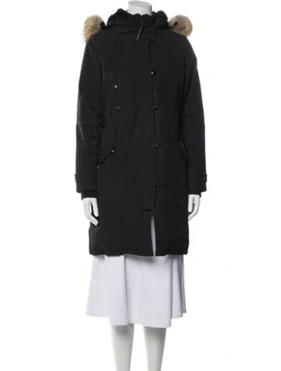 Pre-owned Canada Goose Down Coat In Gray