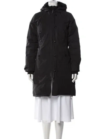 Pre-owned Canada Goose Down Coat In Gray