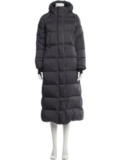 Pre-owned Canada Goose Down Coat In Gray