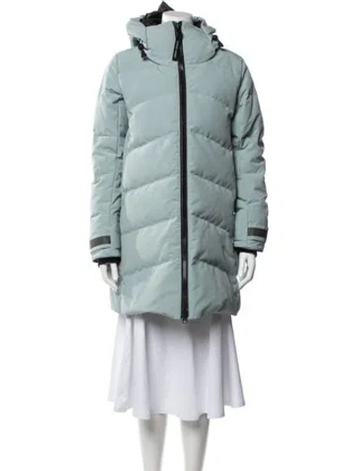 Pre-owned Canada Goose Down Coat In Green