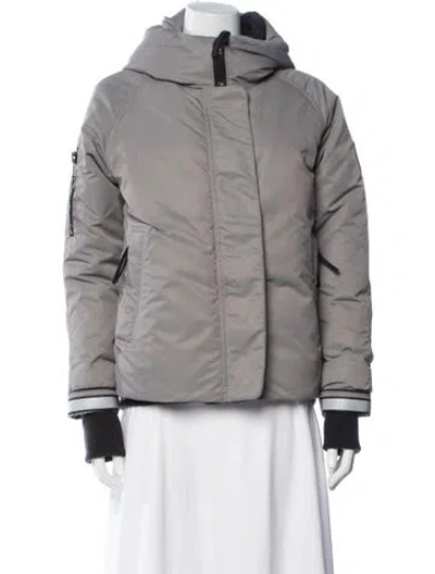 Pre-owned Canada Goose Down Coat In Grey