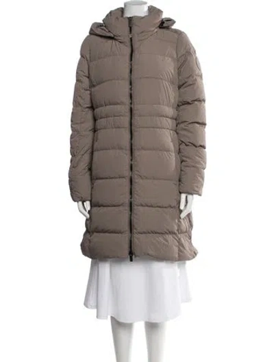 Pre-owned Canada Goose Down Coat In Grey