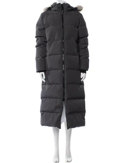 Pre-owned Canada Goose Down Coat In Grey