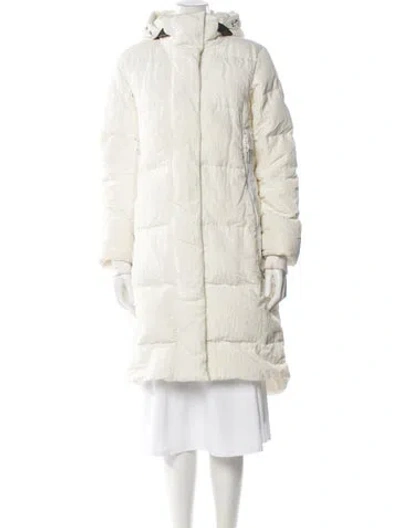 Pre-owned Canada Goose Down Coat In Neutral