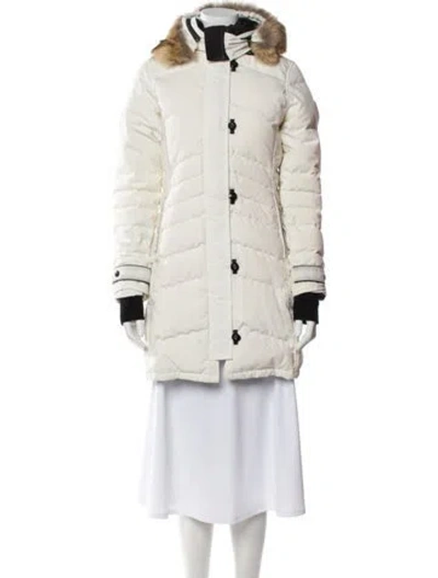 Pre-owned Canada Goose Down Coat In Neutral