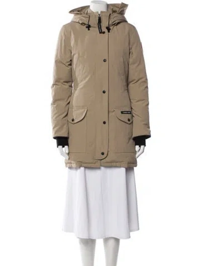 Pre-owned Canada Goose Down Coat In Neutral