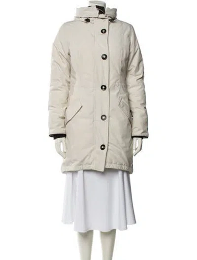 Pre-owned Canada Goose Down Coat In Neutral