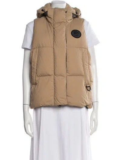 Pre-owned Canada Goose Down Coat In Neutral