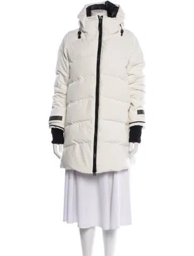 Pre-owned Canada Goose Down Coat In Neutral