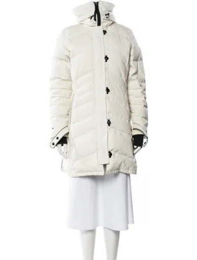 Pre-owned Canada Goose Down Coat In Neutral