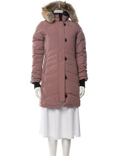 Pre-owned Canada Goose Down Coat In Pink