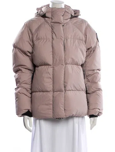 Pre-owned Canada Goose Down Coat In Pink