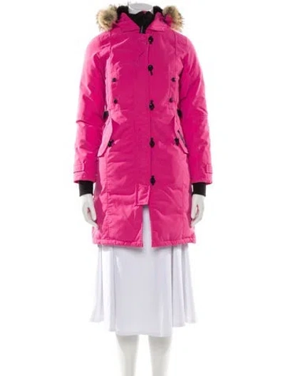 Pre-owned Canada Goose Down Coat In Pink