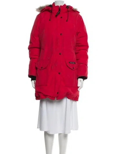 Pre-owned Canada Goose Down Coat In Pink