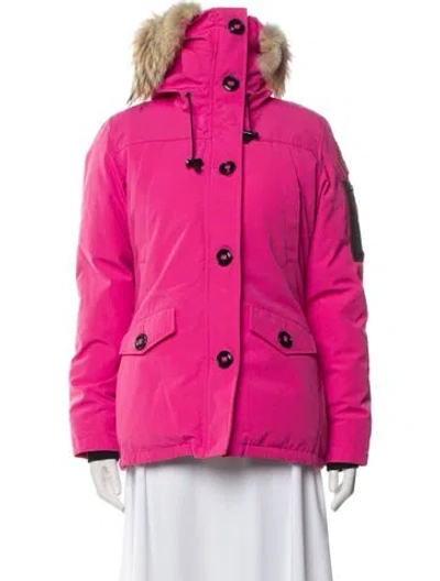Pre-owned Canada Goose Down Coat In Pink
